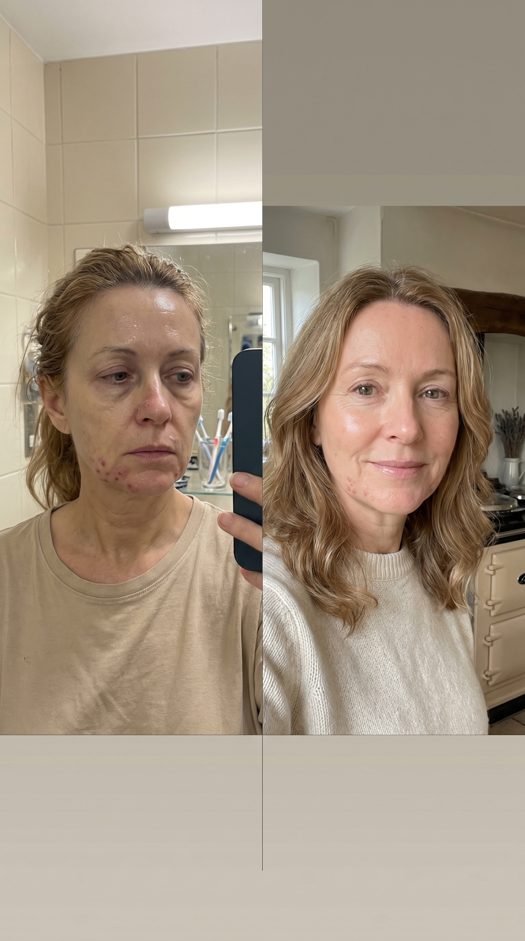 Down to one oil — Sarah, 61